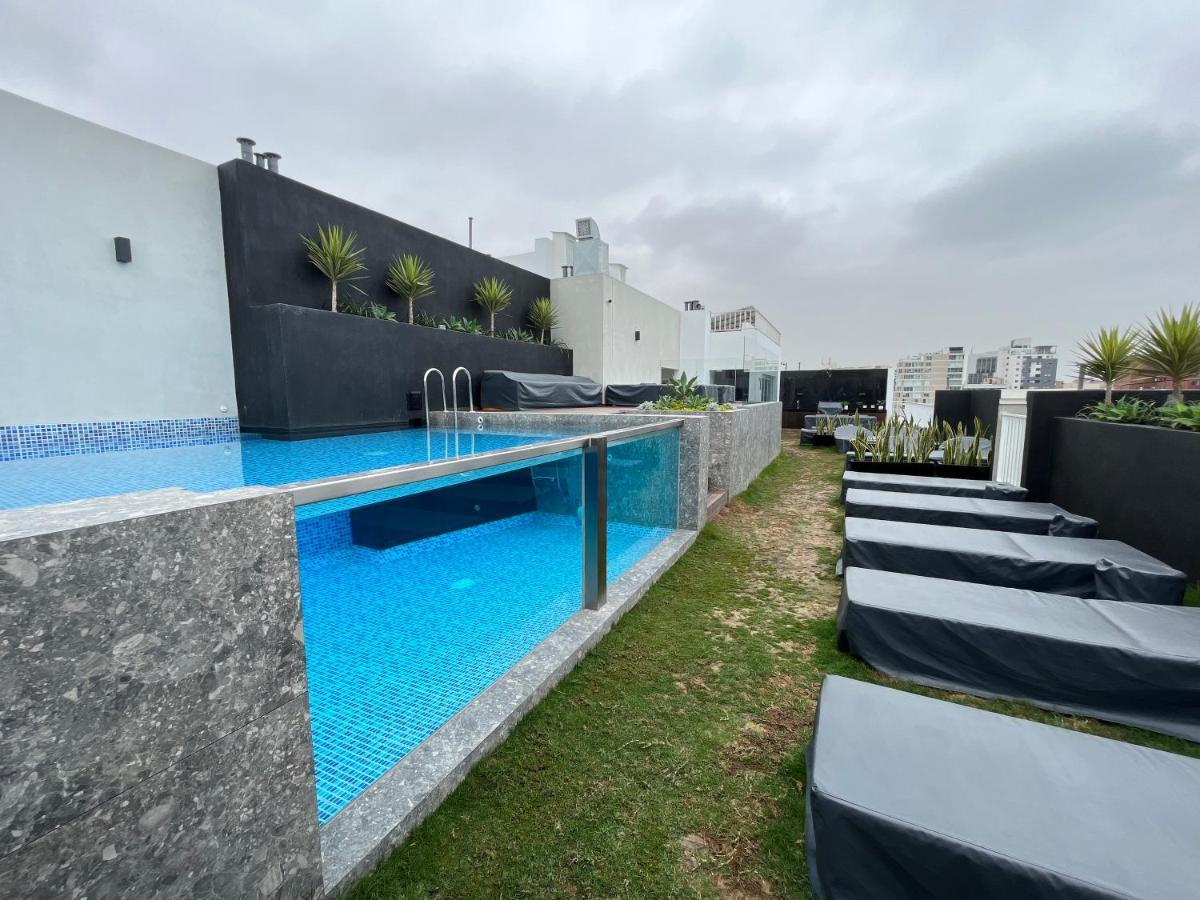 Luxury Apartment In Miraflores With Rooftop Pool Lima Exterior foto