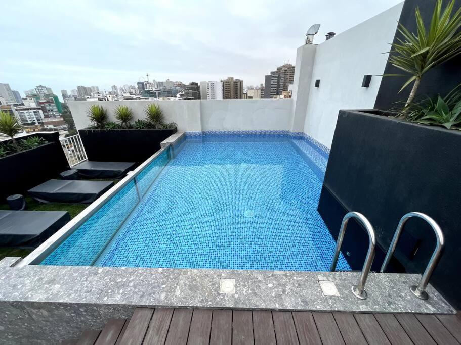 Luxury Apartment In Miraflores With Rooftop Pool Lima Exterior foto