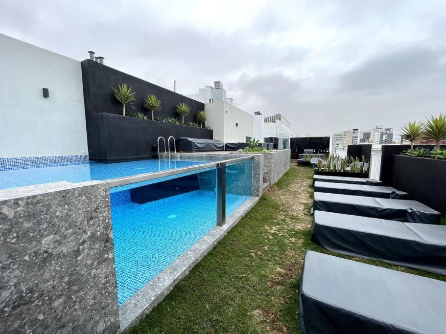 Luxury Apartment In Miraflores With Rooftop Pool Lima Exterior foto